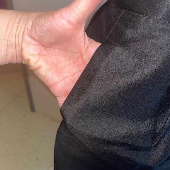 Poem  Womens Skirt Size 34 Black Pockets High Waist Pleated Casual Bangkok - Picture 4 of 8